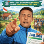 Kadus 1 Desa Sindang Resmi, Kecamatan Takokak, Siap Sukseskan PBB 2026