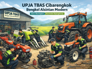 UPJA TBAS Cibarengkok Serap Pemuda Desa, Jadi Bengkel Alsintan Modern dari Traktor Sampai Combine