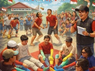 Gebyar HUT RI Ke 81, PWI Cianjur Kobarkan Semangat Kebangsaan