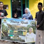 Anak Yatim dan Lansia Disantuni Metty Triantika, Kado HUT ke 50 Bahlil