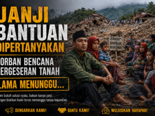 Janji Bantuan Dipertanyakan Korban Bencana Pergeseran Tanah Lama Menunggu